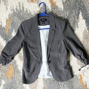 Quarter Sleeve Blazer Grey